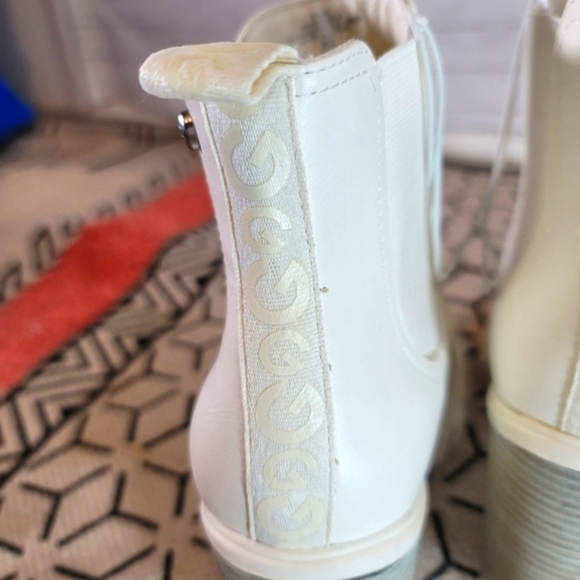 GBG KEONA IVORY CHUNKY PLATFORM BOOTS, SZ 8.5 - Picture 8 of 16